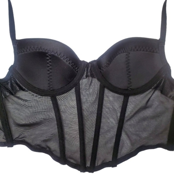 FOREVER 21 mesh bustier corset - Picture 6 of 12